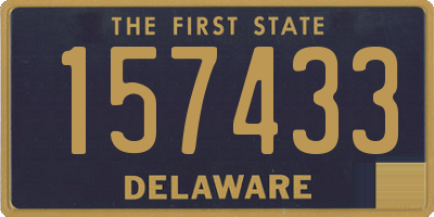 DE license plate 157433