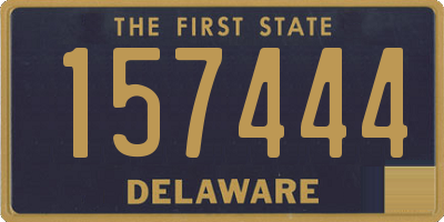 DE license plate 157444