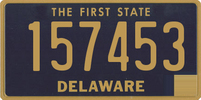 DE license plate 157453