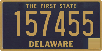 DE license plate 157455