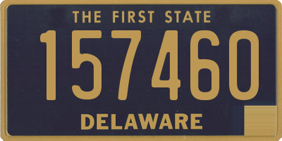 DE license plate 157460