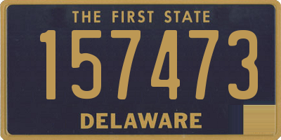 DE license plate 157473