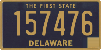 DE license plate 157476