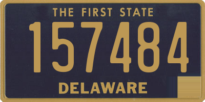 DE license plate 157484