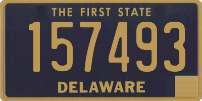 DE license plate 157493