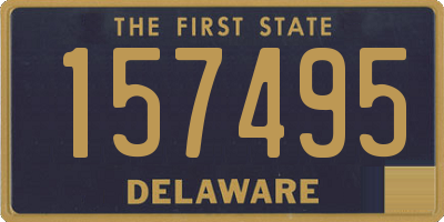 DE license plate 157495