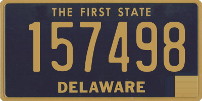 DE license plate 157498