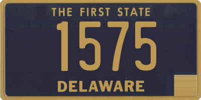 DE license plate 1575