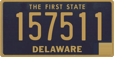 DE license plate 157511