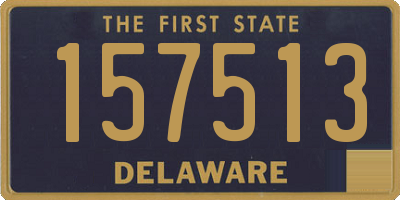 DE license plate 157513