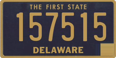 DE license plate 157515