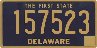 DE license plate 157523