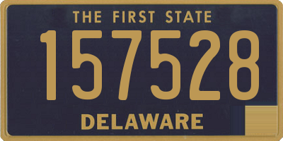 DE license plate 157528