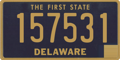 DE license plate 157531