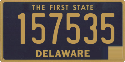 DE license plate 157535