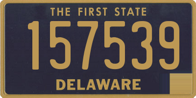 DE license plate 157539