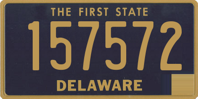 DE license plate 157572