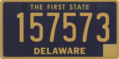 DE license plate 157573