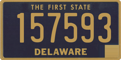 DE license plate 157593