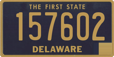 DE license plate 157602