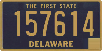 DE license plate 157614