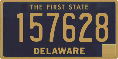 DE license plate 157628