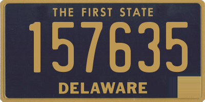 DE license plate 157635