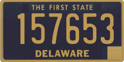 DE license plate 157653