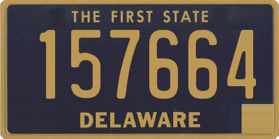 DE license plate 157664