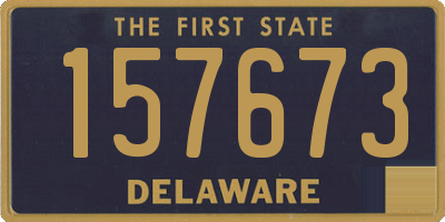 DE license plate 157673