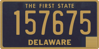 DE license plate 157675