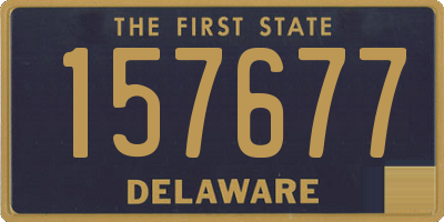 DE license plate 157677