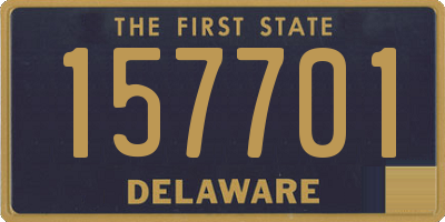 DE license plate 157701