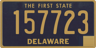 DE license plate 157723