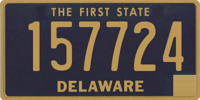 DE license plate 157724