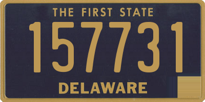 DE license plate 157731