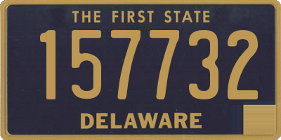 DE license plate 157732