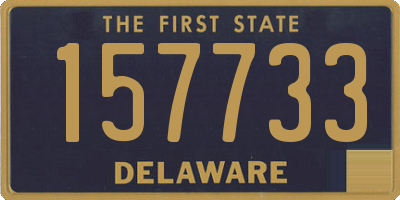 DE license plate 157733