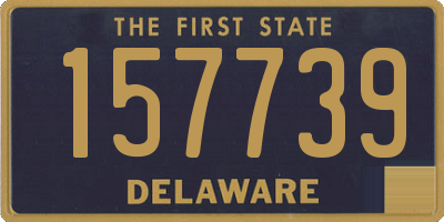 DE license plate 157739