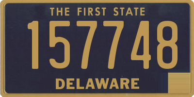 DE license plate 157748