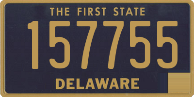 DE license plate 157755