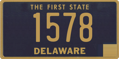 DE license plate 1578