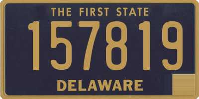 DE license plate 157819