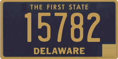 DE license plate 15782