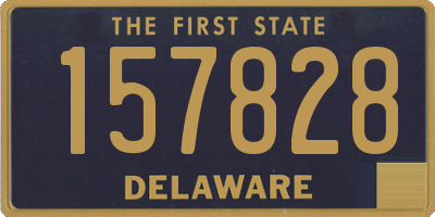 DE license plate 157828