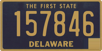 DE license plate 157846