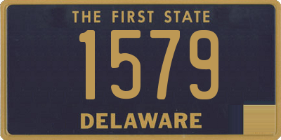 DE license plate 1579