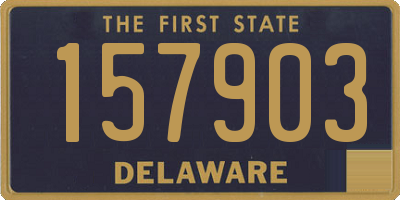 DE license plate 157903