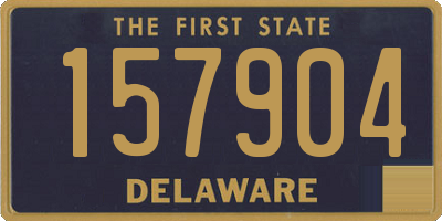 DE license plate 157904