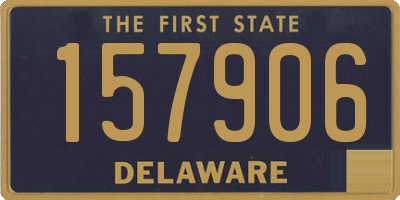 DE license plate 157906